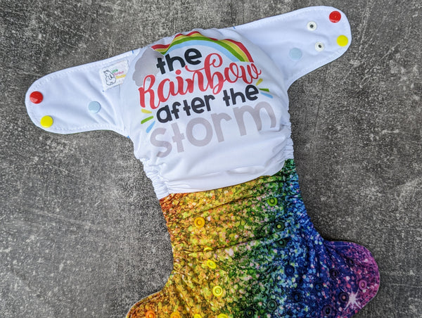 Rainbow After The Storm (LBB Ai3 cloth diapers)