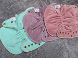 Cotton Velour Solids (Fold in Fitted cloth diapers)