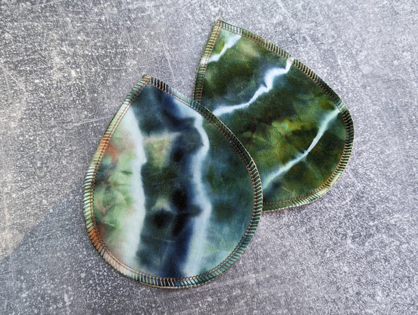 Earth Tones Hand dyed BHSFT (Breast Pad Sets)