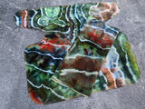 *OneSize* Earth Tones hand dyed BHSFT (Stretchy Preflat + Trifold cloth diaper)