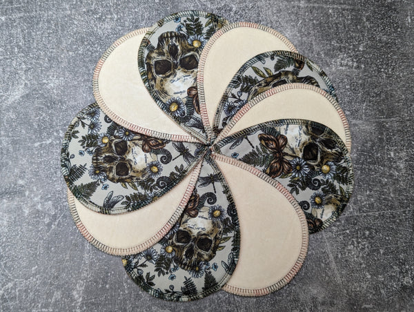 Skulls & Daisies PUL (Breast Pad Set)