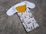 Golden Moon bamboo stretch french terry (Stretchy Preflat + Trifold cloth diaper)