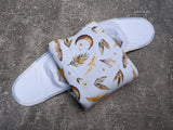 Golden Moon bamboo stretch french terry (Stretchy Preflat + Trifold cloth diaper)