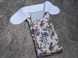 Astro Floral bamboo stretch french terry (Stretchy Preflat + Trifold cloth diaper)