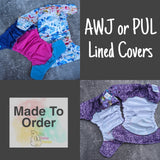 MTO - PUL Cloth Diaper Cover (NO Inserts)