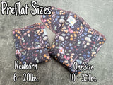 Pre-order - Preflat & Trifold cloth diaper