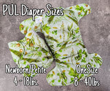 MTO - PUL Cloth Diaper Cover (NO Inserts)