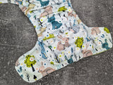 Spring Hop | FlexFit V2 OneSize diaper | Pocket diapers | AiO diaper | Ai2 cloth diaper | bunnies | Easter